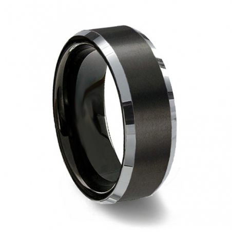 Tungsten Carbide ring, wedding ring VELOS - Sedk.ro