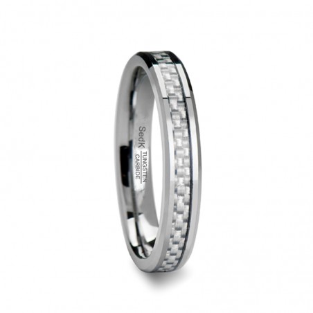 Tungsten Carbide ring, wedding ring CALAS - Sedk